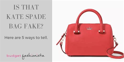 how to spot fake kate spade nylon bags|authentic kate spade bag.